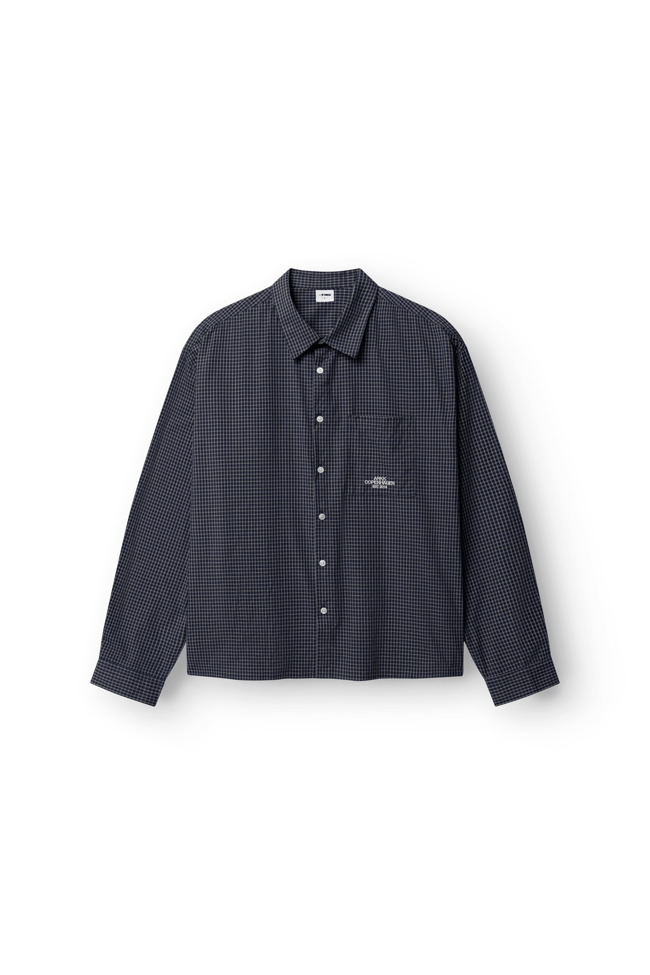 ARKK Apparel ARKK Checkered Shirt | Faded Black Shirt